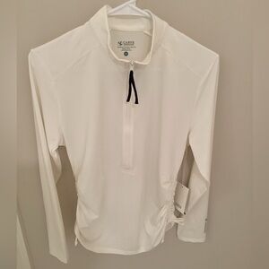 NWT Carve Designs Cruz Rashguard sun shirt White medium